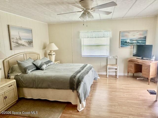 primary bedroom with King