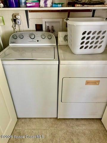 Inside laundry