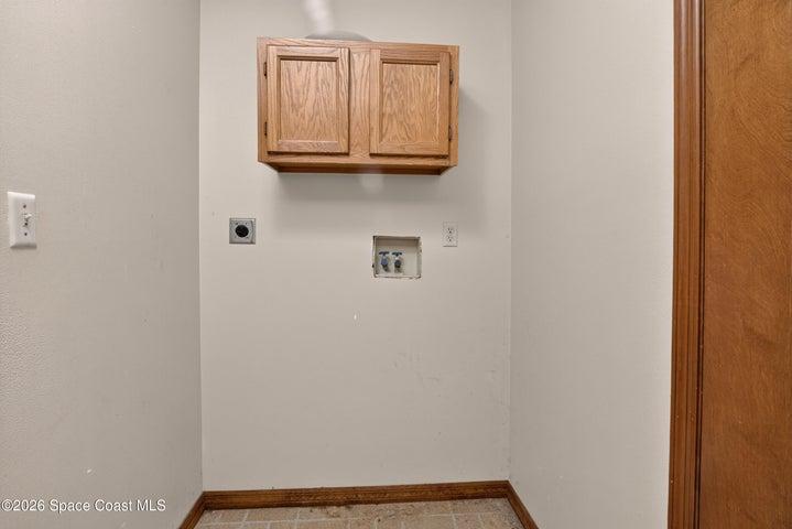 inside laundry room