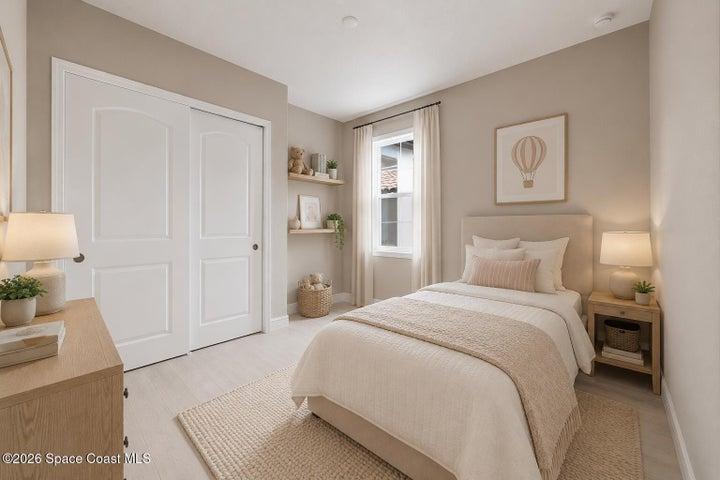 *virtually staged bedroom 3
