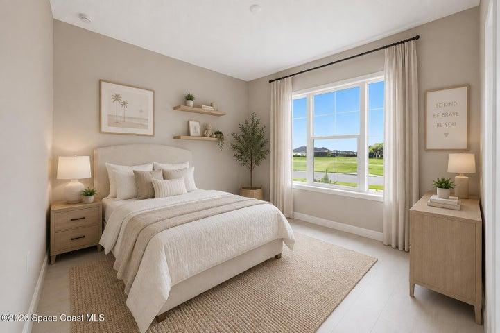 *virtually staged bedroom 4