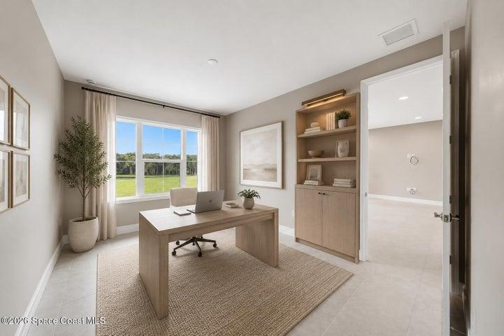 *virtually staged upstairs bedroom 5