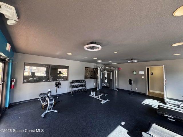 Fitness center with a variety of equipment choices