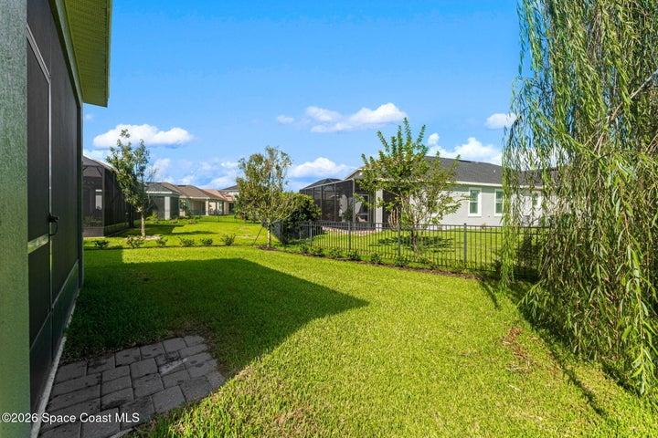 Open yard with room for outdoor activities and customization