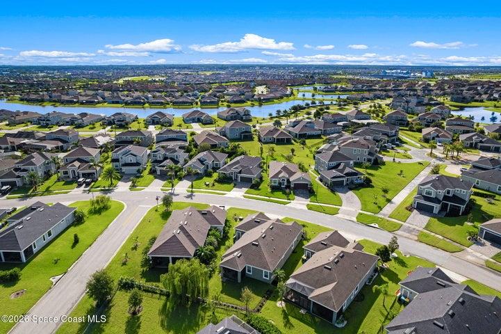Stunning overhead view highlighting the home’s location and beautiful setting