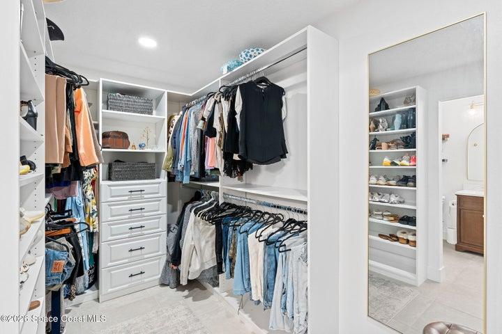 PRIMARY CLOSET