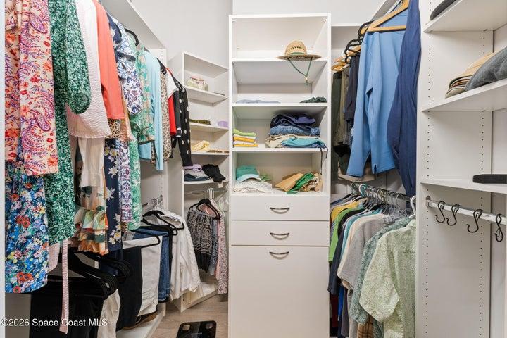 Generous Walk-In Closet
