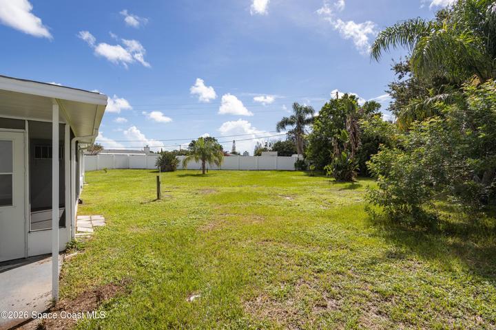 Backyard view, from West corner