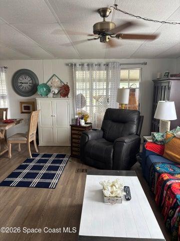 OPEN LIVING ROOM TO DINING AREA