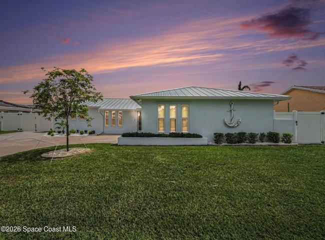 Dusk front view
