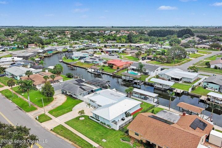 Front aerial views