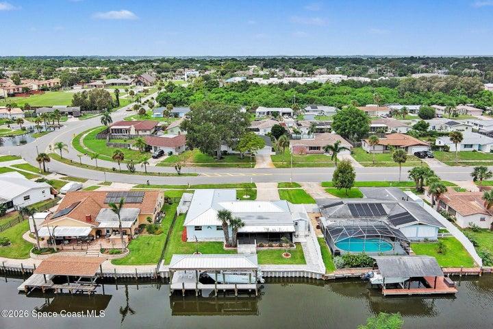 Back aerial views