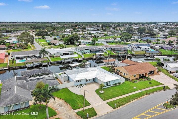 Front aerial views