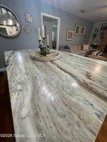 massive island with stunning granite