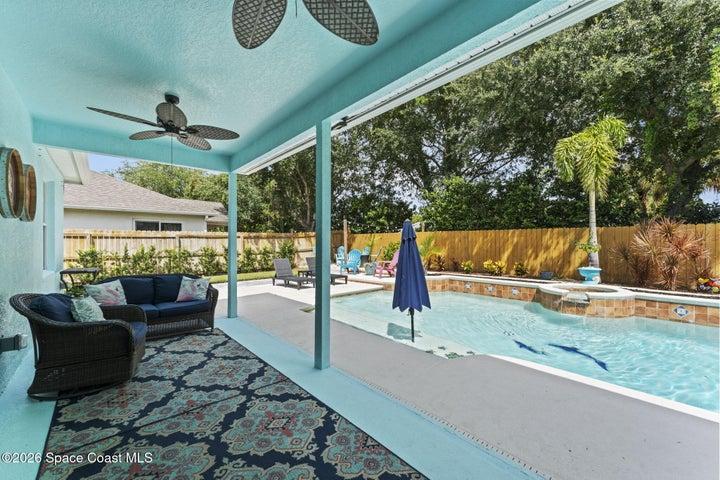 Covered Back Porch