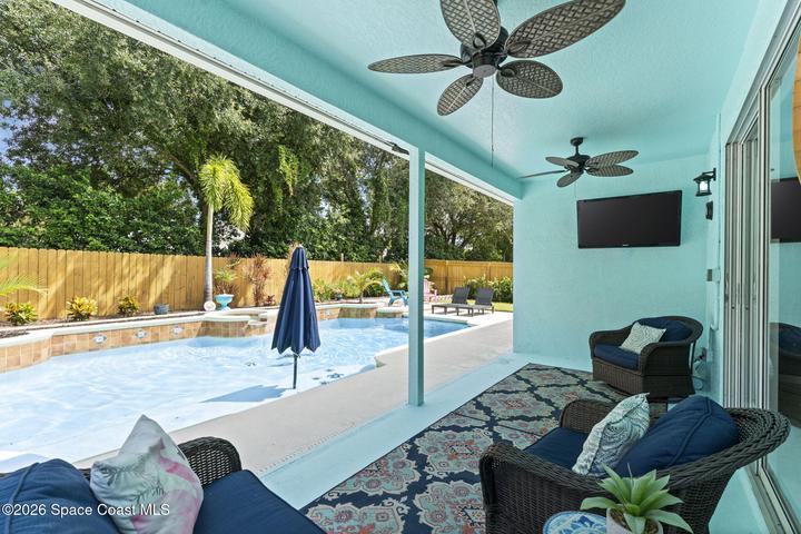 Covered Back Porch