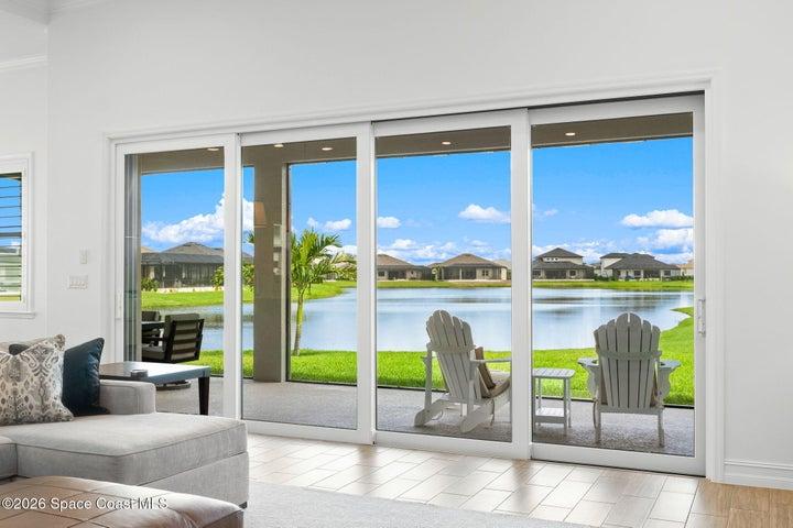 Great Room w/ the water view