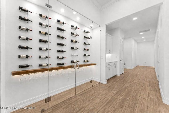 digitally staged wine display