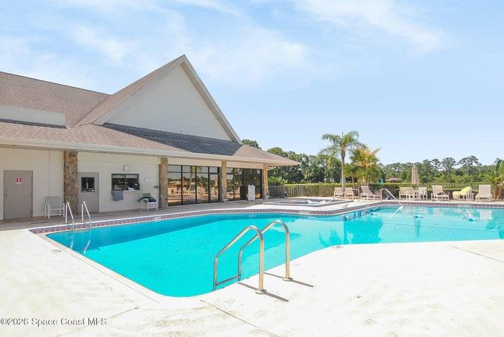 heated pool