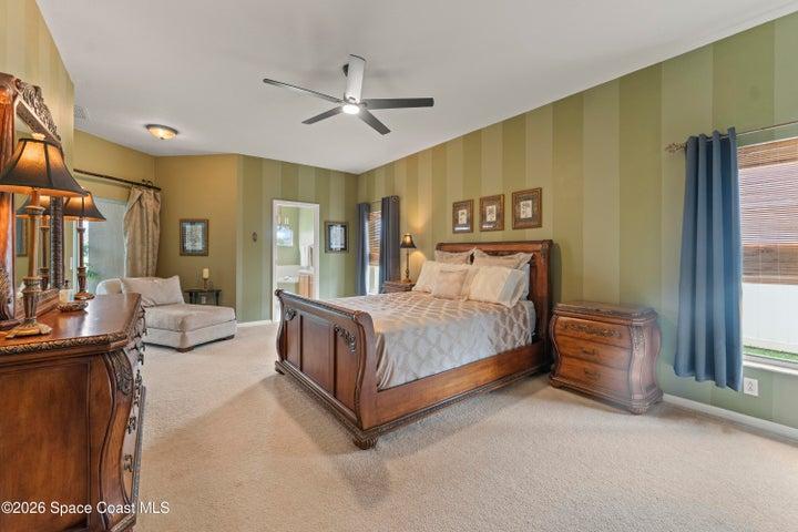 Master Bedroom ~ Water Views! (downstairs)