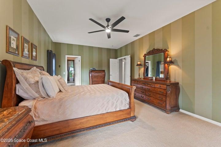 Master Bedroom ~ Water Views! (downstairs)