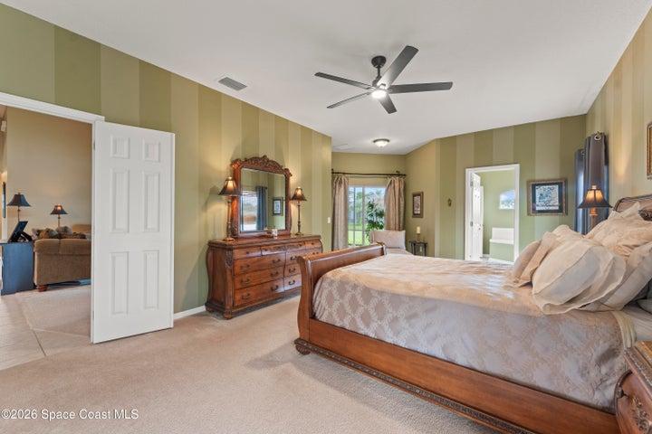 Master Bedroom ~ Water Views! (downstairs)