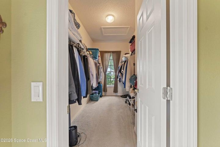 Master Closet- downstairs