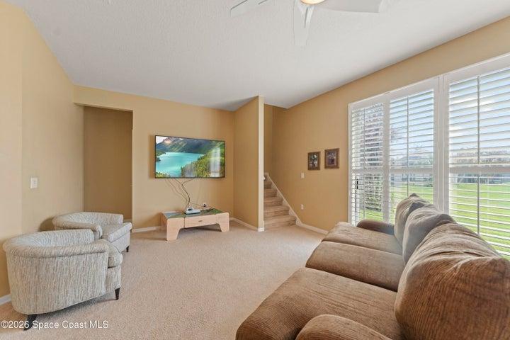 Family Room ~ Water Views!