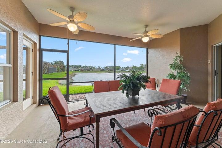 Back Patio~ Water Views!
