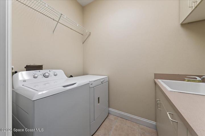 Laundry Room with sink and folding counter