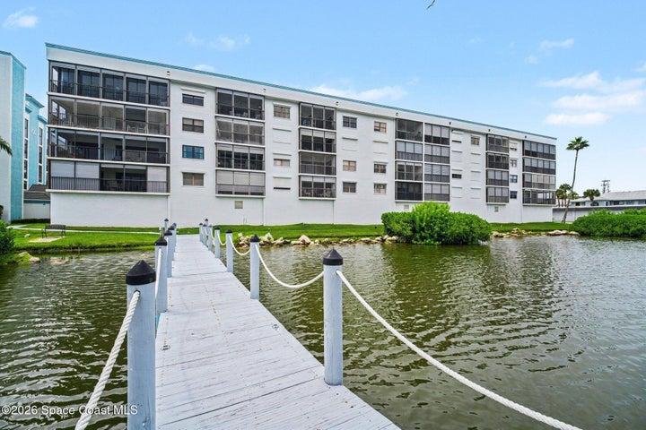 View of Building from Community Dock