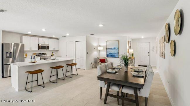 Model home - actual features may vary.