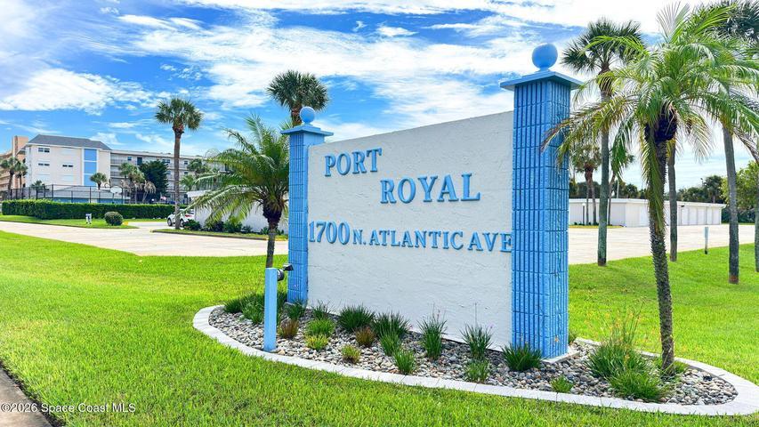 Tucked back on the east side of A1A close to the ocean