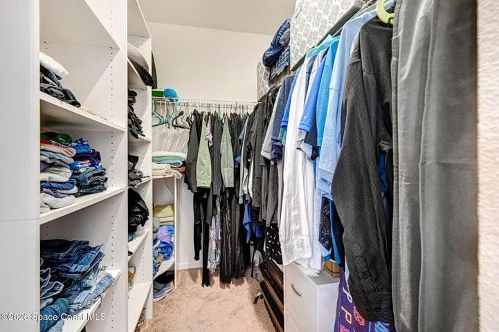 Primary Walk in closet
