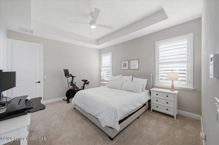 Plantation shutters, new carpeting