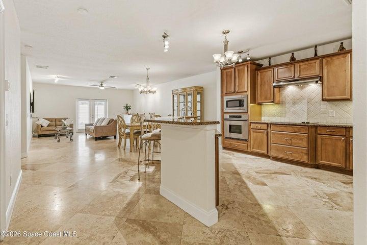 Open floor plan and great cabinetry.
