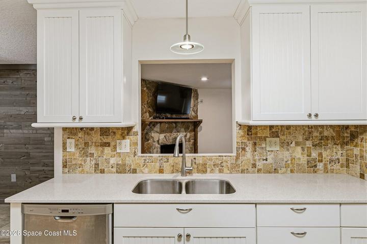 Kitchen to Den