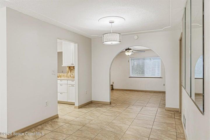 Dining to Den and Kitchen