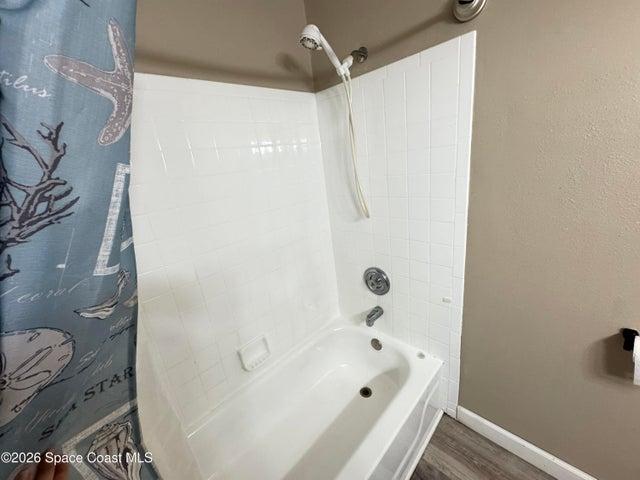 Hallway bathroom