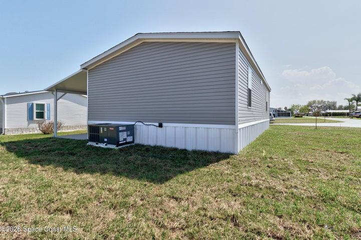 Rear of house