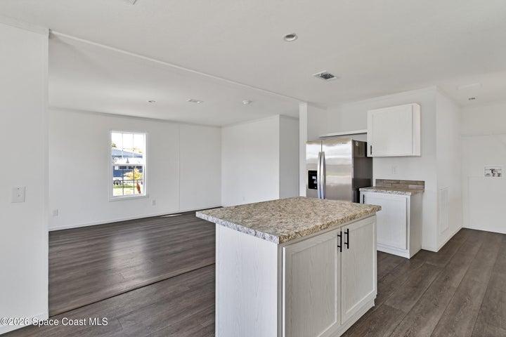 Kitchen & family room