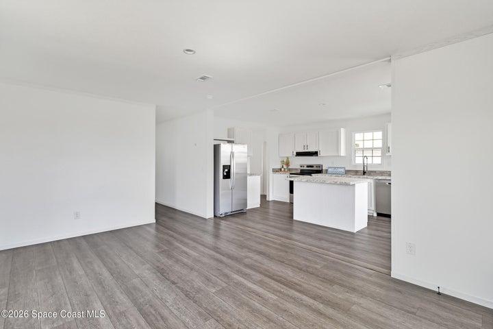Family room & kitchen