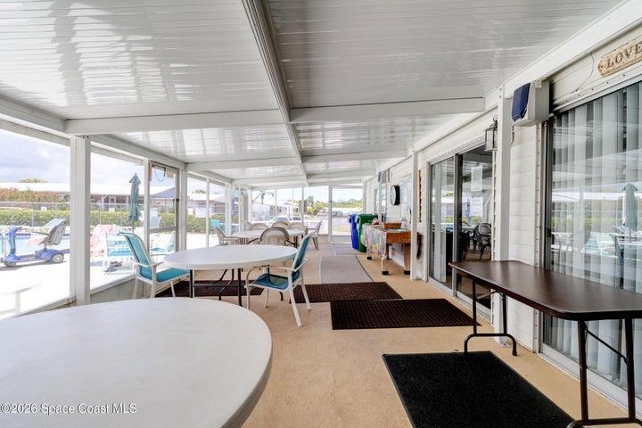 Community clubhouse & pool deck