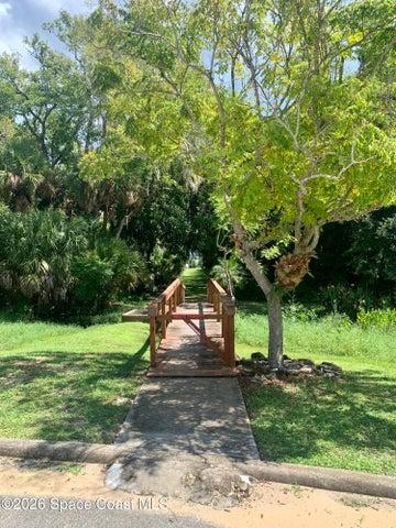Bridge and path to river/dock
