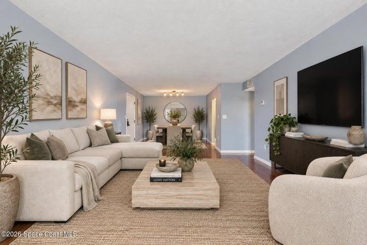 Virtually Staged Living Area