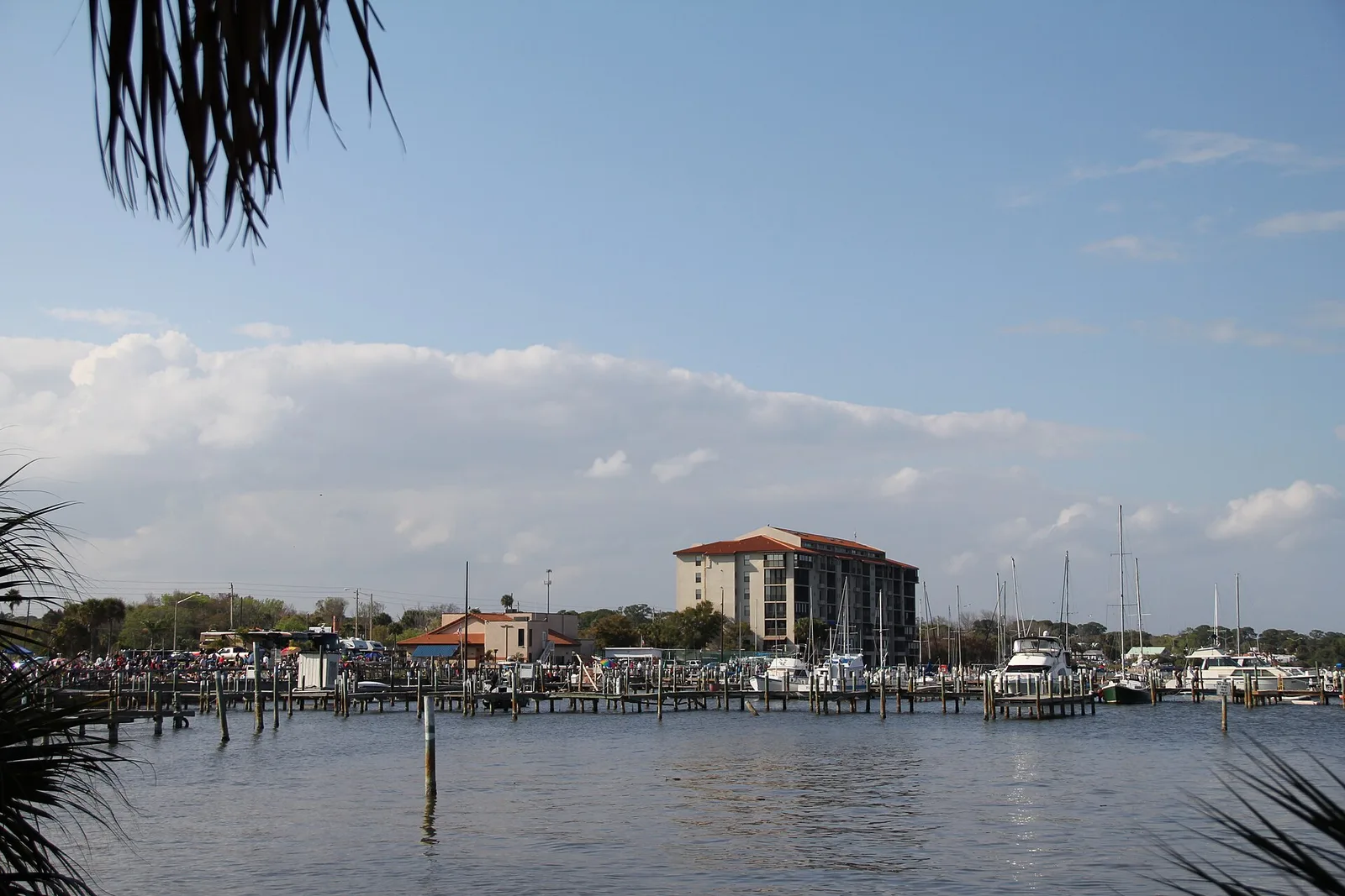Sailboats at Kennedy Point on the Titusville waterfront